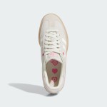 Adidas Samba OG ID1104 - Beige Sneakers with Pink Accents Adidas Samba OG ID1104 Beige Sneakers with Pink Accents and Gum Sole