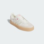 Adidas Samba OG ID1104 - Beige Sneakers with Pink Accents Adidas Samba OG ID1104 Beige Sneakers with Pink Accents and Gum Sole