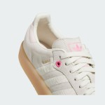 Adidas Samba OG ID1104 - Beige Sneakers with Pink Accents Adidas Samba OG ID1104 Beige Sneakers with Pink Accents and Gum Sole