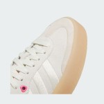 Adidas Samba OG ID1104 - Beige Sneakers with Pink Accents Adidas Samba OG ID1104 Beige Sneakers with Pink Accents and Gum Sole