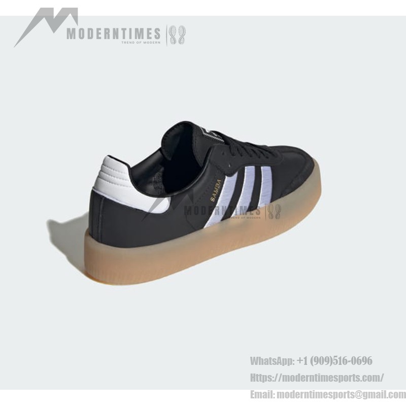 Adidas Samba OG ID0436 - Black Sneakers with Silver Stripes Adidas Samba OG ID0436 Black Sneakers with Silver Stripes and Gum Sole