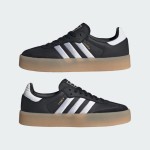 Adidas Samba OG ID0436 - Black Sneakers with Silver Stripes Adidas Samba OG ID0436 Black Sneakers with Silver Stripes and Gum Sole