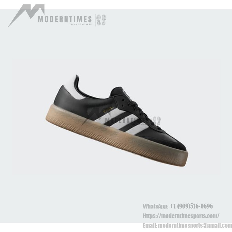 Adidas Samba OG ID0436 - Black Sneakers with Silver Stripes Adidas Samba OG ID0436 Black Sneakers with Silver Stripes and Gum Sole