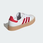 Adidas Samba ID0438 - Classic White Sneakers with Red Stripes Adidas Samba ID0438 White Sneakers with Red Stripes and Suede Details