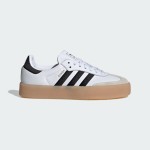 Adidas Samba OG IG5744 - Classic White Sneakers with Black Stripes Adidas Samba OG IG5744 White Leather Sneakers with Black Stripes and Gum Sole