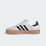 Adidas Samba OG IG5744 - Classic White Sneakers with Black Stripes Adidas Samba OG IG5744 White Leather Sneakers with Black Stripes and Gum Sole