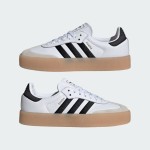 Adidas Samba OG IG5744 - Classic White Sneakers with Black Stripes Adidas Samba OG IG5744 White Leather Sneakers with Black Stripes and Gum Sole