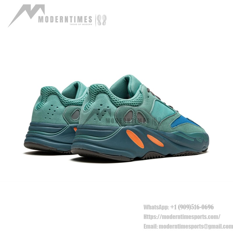 Adidas Yeezy Boost 700 "Fade Azure" GZ2002 - スタイリッシュで快適なスニーカー Adidas Yeezy Boost 700 "Fade Azure" GZ2002 メンズスニーカー - ターコイズ、ブルー、オレンジ