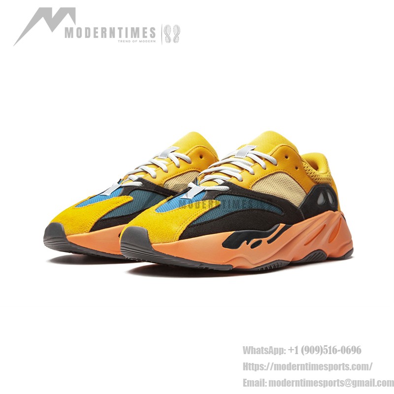 アディダス Yeezy Boost 700 Sun GZ6984 - 大胆で快適なスニーカー アディダス Yeezy Boost 700 Sun GZ6984 - 鮮やかなイエロースニーカーと快適なクッション性