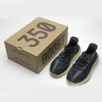 アディダス Yeezy Boost 350 V2 'Asriel' - スタイリッシュなブラック/グレースニーカー アディダス Yeezy Boost 350 V2 'Asriel' ブラック/グレー - プレミアム メンズシューズ