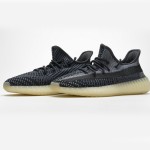 アディダス Yeezy Boost 350 V2 'Asriel' - スタイリッシュなブラック/グレースニーカー アディダス Yeezy Boost 350 V2 'Asriel' ブラック/グレー - プレミアム メンズシューズ