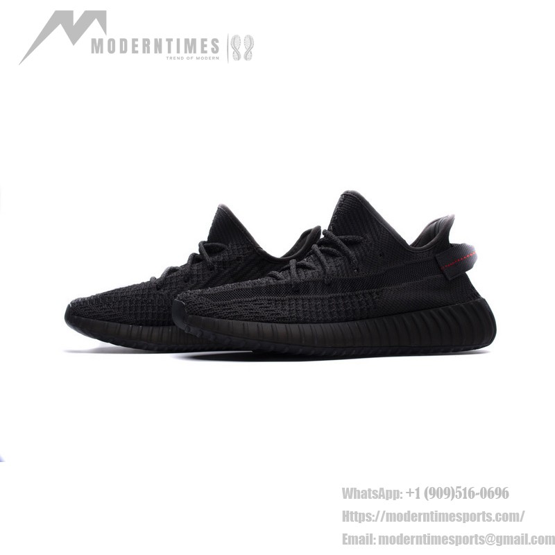 Adidas Yeezy Boost 350 V2 "Black" Triple Black Sneakers Adidas Yeezy Boost 350 V2 "Black" Stealthy Triple Black Sneakers