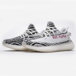 アディダス Yeezy Boost 350 V2 'Zebra' - アイコニックなホワイト/ブラックストライプスニーカー アディダス Yeezy Boost 350 V2 'Zebra' ホワイト/ブラック - メンズファッションスニーカー