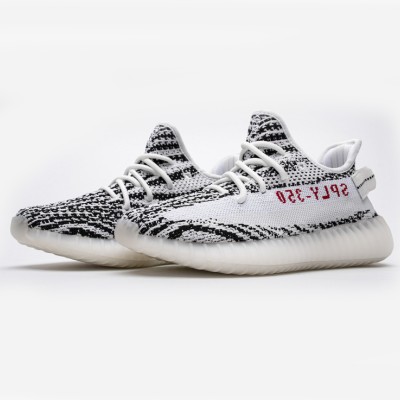 アディダス Yeezy Boost 350 V2 'Zebra' ホワイト/ブラック - メンズ トレンディ スニーカー CP9654