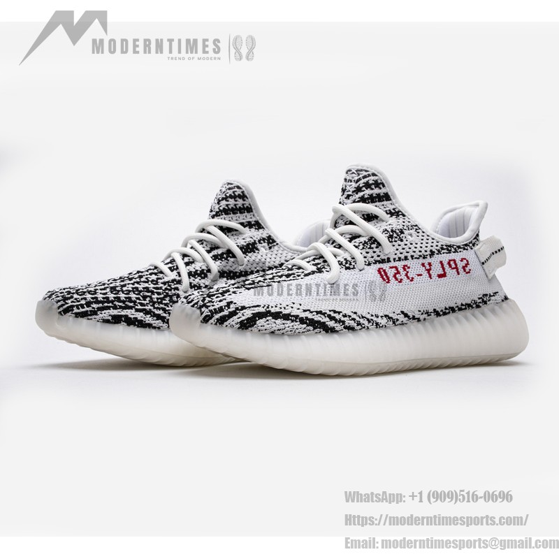 アディダス Yeezy Boost 350 V2 'Zebra' - アイコニックなホワイト/ブラックストライプスニーカー アディダス Yeezy Boost 350 V2 'Zebra' ホワイト/ブラック - メンズファッションスニーカー