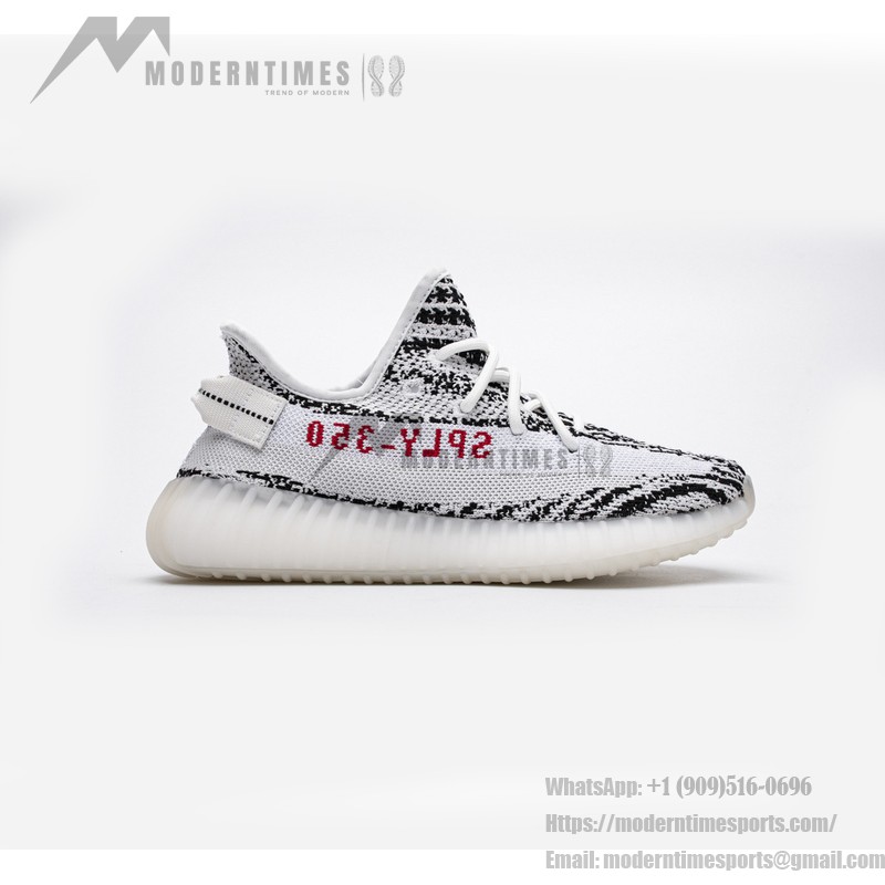 アディダス Yeezy Boost 350 V2 'Zebra' - アイコニックなホワイト/ブラックストライプスニーカー アディダス Yeezy Boost 350 V2 'Zebra' ホワイト/ブラック - メンズファッションスニーカー