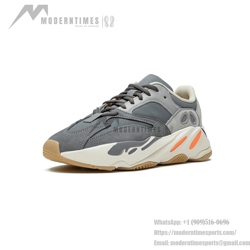 Adidas Yeezy Boost 700 Magnet FV9922 - Stylish Grey Sneaker Adidas Yeezy Boost 700 Magnet FV9922 - Premium Grey Design with Orange Accents