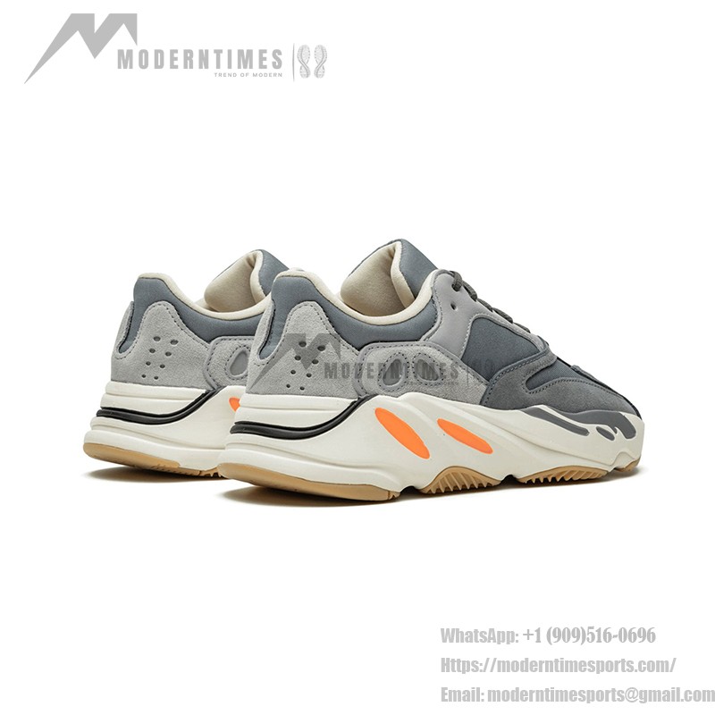 Adidas Yeezy Boost 700 Magnet FV9922 - Stylish Grey Sneaker Adidas Yeezy Boost 700 Magnet FV9922 - Premium Grey Design with Orange Accents