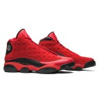 Air Jordan 13 Retro "Black Red" DJ5982-602 - 大胆なレッドとブラックのデザイン Air Jordan 13 Retro "Black Red" DJ5982-602 - レッドスエードとブラックレザーのスニーカー