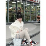 Air Jordan 1 Retro High OG Black Toe Men's Shoes Side View