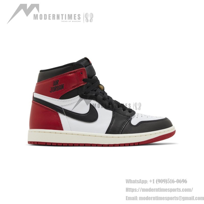 Air Jordan 1 Retro High OG Black Toe Men's Shoes Side View