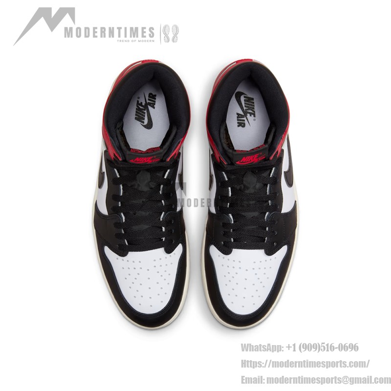 Air Jordan 1 Retro High OG Black Toe Men's Shoes Side View
