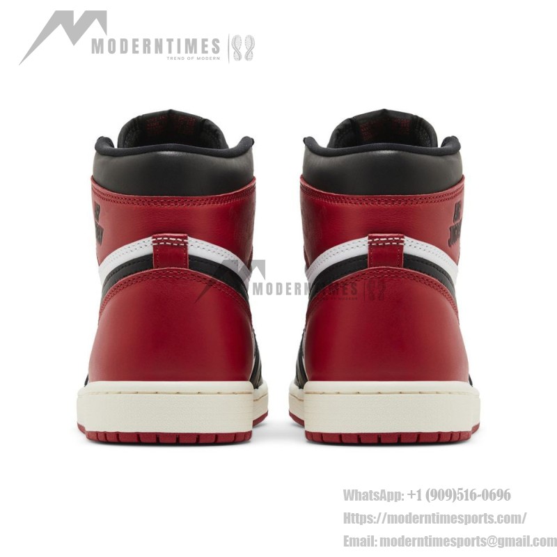 Air Jordan 1 Retro High OG Black Toe Men's Shoes Side View