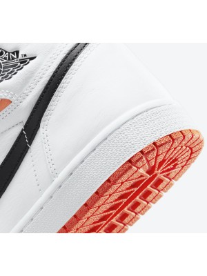 Air Jordan 1 High OG 'Electro Orange' 555088-180 - Striking Orange Colorway, Classic Design