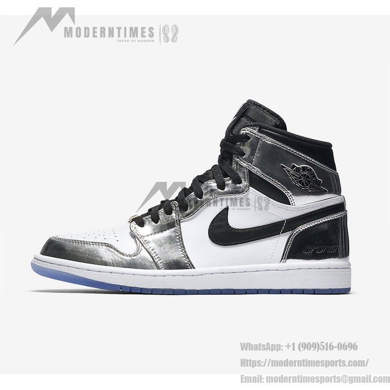 エア ジョーダン 1 ハイ OG 'Pass The Torch' Kawhi Leonard AQ7476-016 - 反射シルバーとブラックのデザイン 反射シルバーとブラックのアクセントが特徴のエア ジョーダン 1 ハイ OG 'Pass The Torch' Kawhi Leonard AQ7476-016
