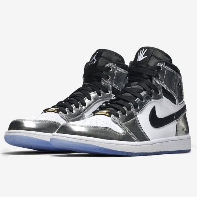 エア ジョーダン 1 ハイ OG 'Pass The Torch' Kawhi Leonard AQ7476-016 - クラシックデザイン、反射シルバーとブラックアクセント