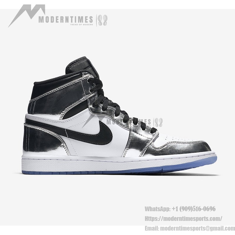エア ジョーダン 1 ハイ OG 'Pass The Torch' Kawhi Leonard AQ7476-016 - 反射シルバーとブラックのデザイン 反射シルバーとブラックのアクセントが特徴のエア ジョーダン 1 ハイ OG 'Pass The Torch' Kawhi Leonard AQ7476-016