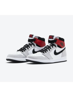 Air Jordan 1 High OG Light Smoke Grey 555088-126 - Classic and Elegant Grey Design