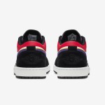 Air Jordan 1 Low CJ9216-051 - Sleek Black Low-Top Sneaker Air Jordan 1 Low CJ9216-051 - Sleek Black Low-Top Sneaker with Grey & White Accents