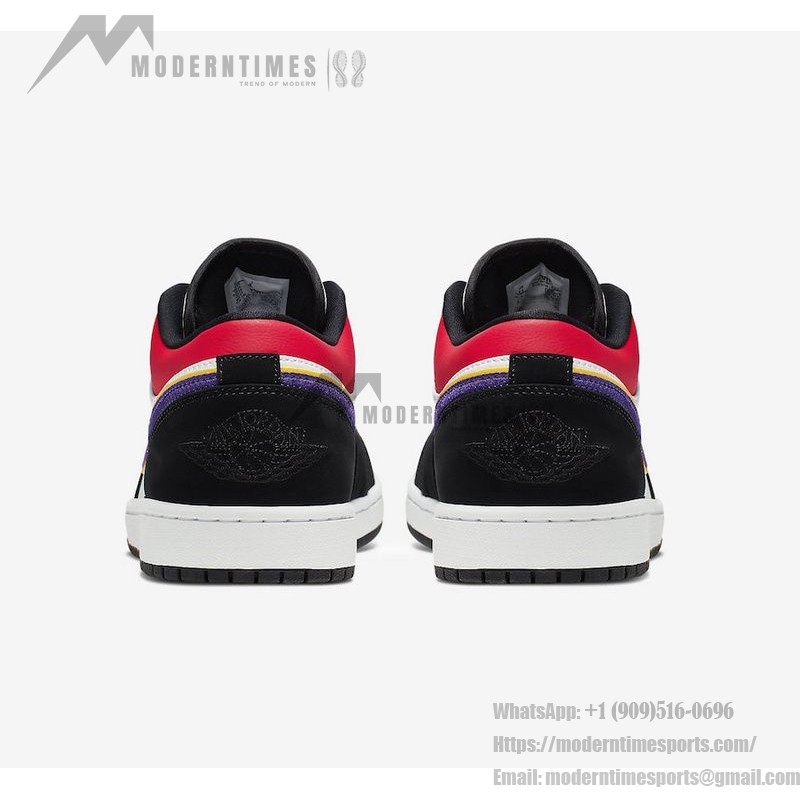 Air Jordan 1 Low CJ9216-051 - Sleek Black Low-Top Sneaker Air Jordan 1 Low CJ9216-051 - Sleek Black Low-Top Sneaker with Grey & White Accents