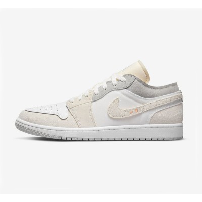 Air Jordan 1 Low Craft “Inside Out” DN1635-100 ホワイト/リバースデザイン スニーカー | 革新的で前衛的なローカットスタイル | 独自の快適さとスタイル
