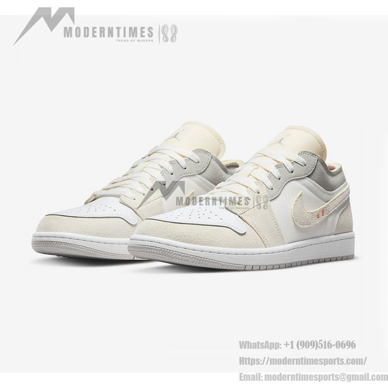 Air Jordan 1 Low Craft “Inside Out” DN1635-100 ホワイト/リバースデザイン スニーカー Air Jordan 1 Low Craft “Inside Out” DN1635-100 ホワイト/リバースデザイン スニーカー ローカットスタイル