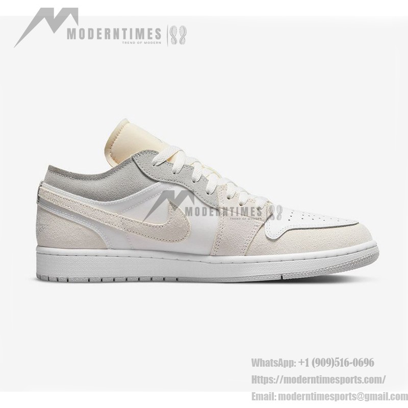 Air Jordan 1 Low Craft “Inside Out” DN1635-100 ホワイト/リバースデザイン スニーカー Air Jordan 1 Low Craft “Inside Out” DN1635-100 ホワイト/リバースデザイン スニーカー ローカットスタイル