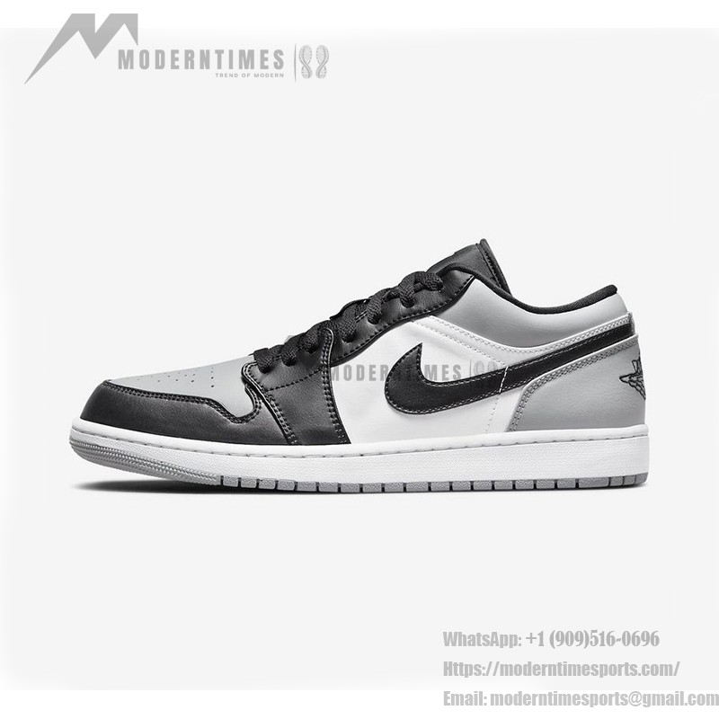 Air Jordan 1 Low 'Shadow Toe' 553558-052 Air Jordan 1 Low 'Shadow Toe' 553558-052 - 時代を超えたブラック&グレークラシックスニーカー