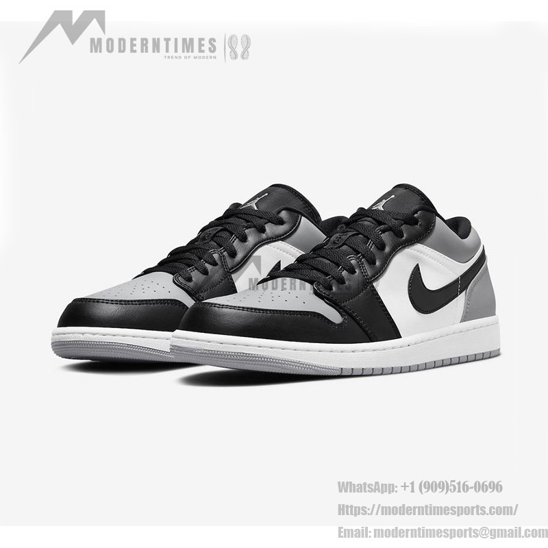 Air Jordan 1 Low 'Shadow Toe' 553558-052 Air Jordan 1 Low 'Shadow Toe' 553558-052 - 時代を超えたブラック&グレークラシックスニーカー