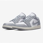 Air Jordan 1 Low "Vintage Grey" クラシックスニーカー Air Jordan 1 Low "Vintage Grey" スニーカー - スタイル 553558-053