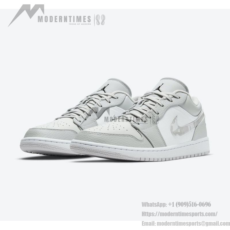 クラシックな白と青のAir Jordan 1 Low DC9036-100スニーカー