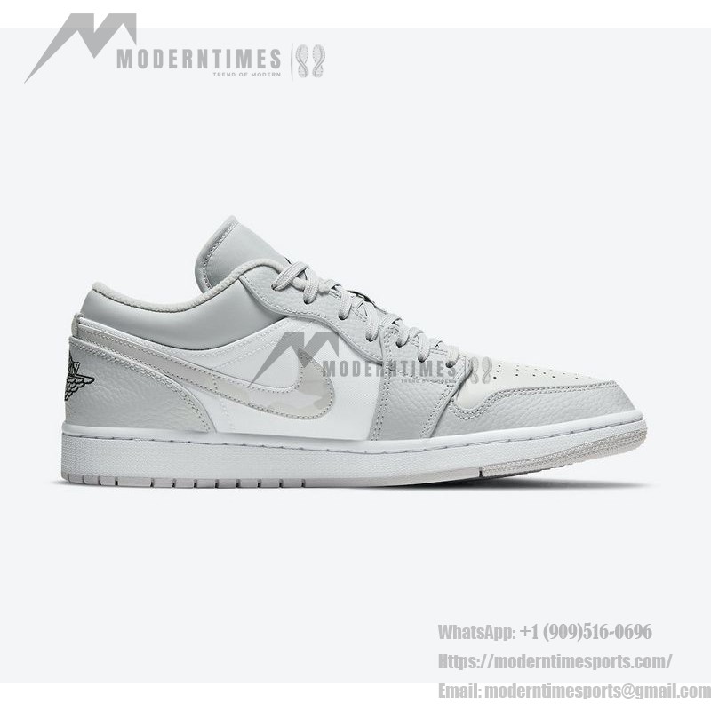 クラシックな白と青のAir Jordan 1 Low DC9036-100スニーカー