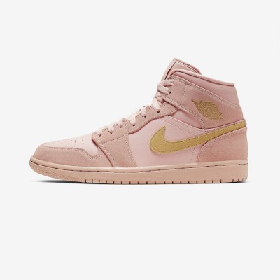 Air Jordan 1 Mid レッドとホワイトの配色 スタイリッシュなハイパフォーマンスバスケットボールスニーカー 852542-600 - クラシックなデザインと快適さの完璧な融合
