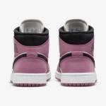 Limited Edition Air Jordan 1 Mid Pink & White High-Top Sneakers - Model DC7267-500 Limited Edition Air Jordan 1 Mid Pink & White High-Top Sneakers