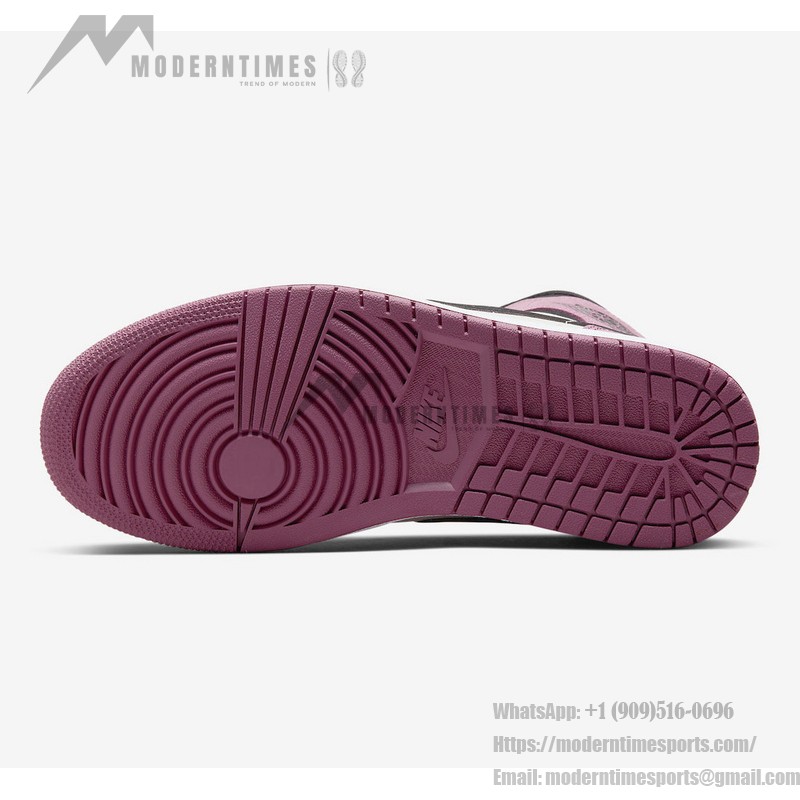 Limited Edition Air Jordan 1 Mid Pink & White High-Top Sneakers - Model DC7267-500 Limited Edition Air Jordan 1 Mid Pink & White High-Top Sneakers