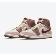 Air Jordan 1 Mid DO7440-821 - Vibrant Red Leather Sneakers | Modern Classic Design | High Comfort