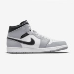 Air Jordan 1 Mid “Light Smoke Grey” 554724-078 – Stylish Light Grey High-Top Sneakers Air Jordan 1 Mid “Light Smoke Grey” 554724-078 High-Top Sneakers