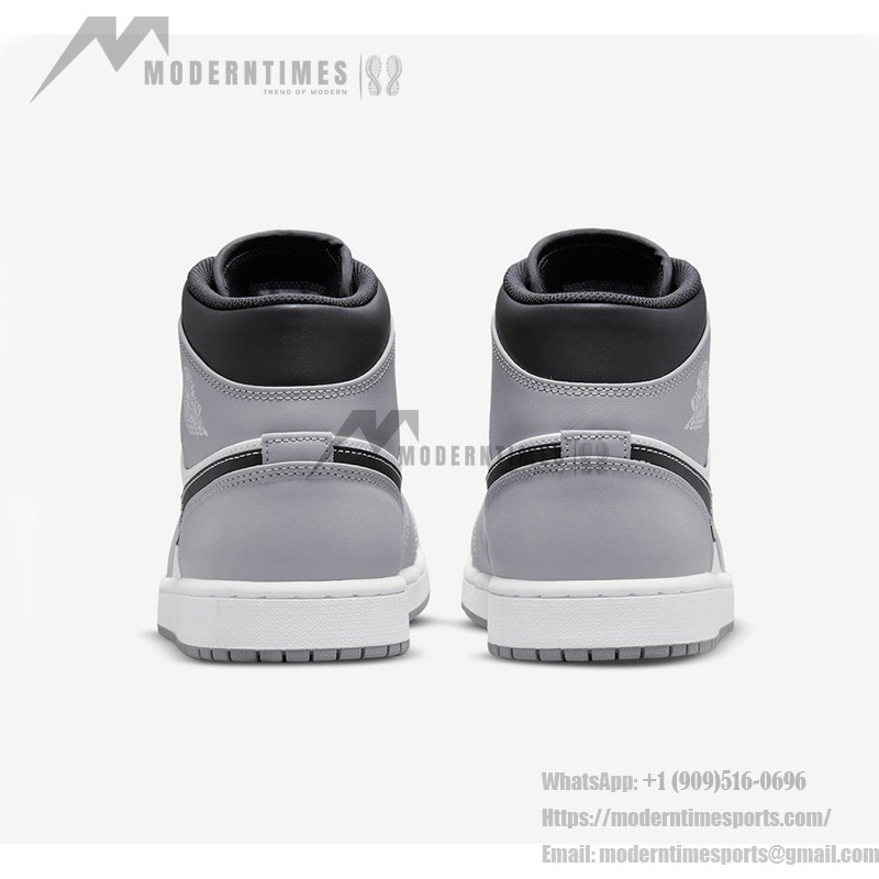 Air Jordan 1 Mid “Light Smoke Grey” 554724-078 – Stylish Light Grey High-Top Sneakers Air Jordan 1 Mid “Light Smoke Grey” 554724-078 High-Top Sneakers