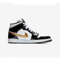 Air Jordan 1 Mid グレーと白の配色 スタイリッシュなハイパフォーマンスバスケットボールスニーカー 852542-007 - クラシックなデザインと快適さの完璧な融合