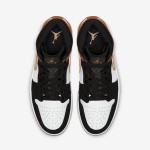 Air Jordan 1 Mid Shattered Backboard High-Top Sneakers Air Jordan 1 Mid Shattered Backboard white black orange sneakers